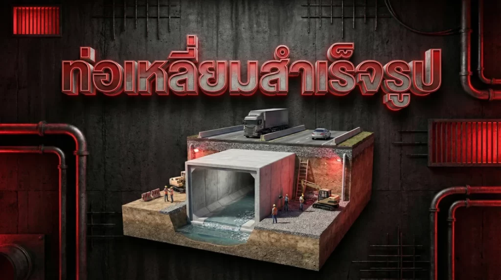 ท่อเหลี่ยมสําเร็จรูป