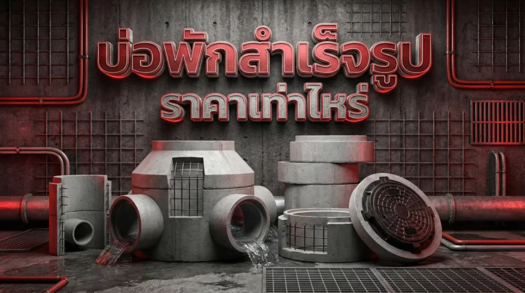 บ่อพักสำเร็จรูป ราคาเท่าไหร่