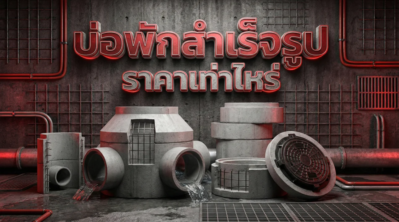 บ่อพักสำเร็จรูป ราคาเท่าไหร่