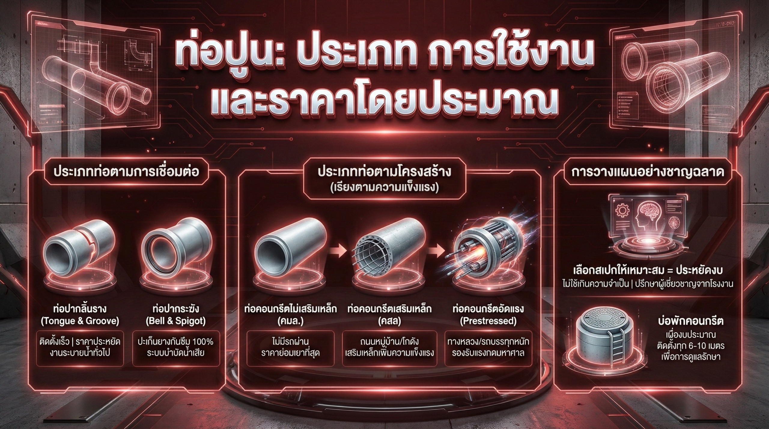 ประเภทการใช้งานและราคา