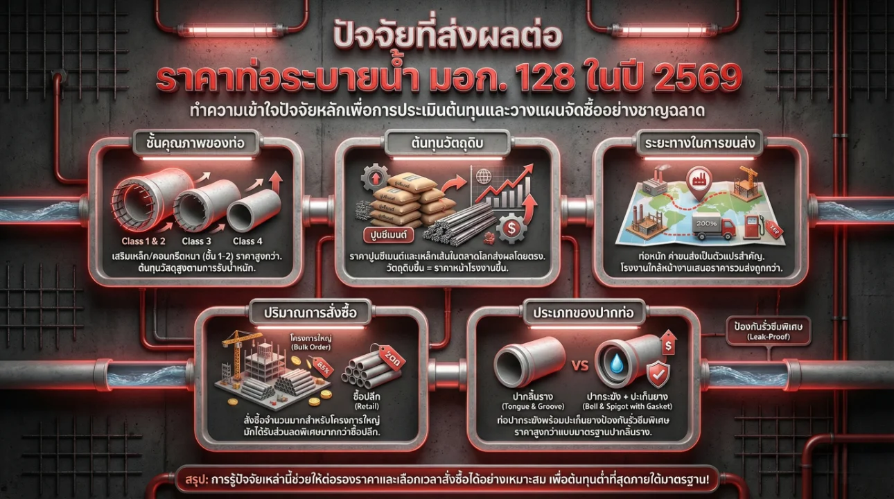 ราคาท่อคอนกรีต 2569