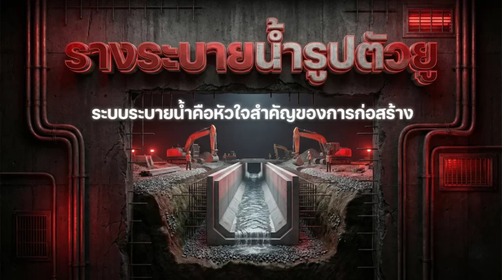 รางระบายน้ำรูปตัวยู