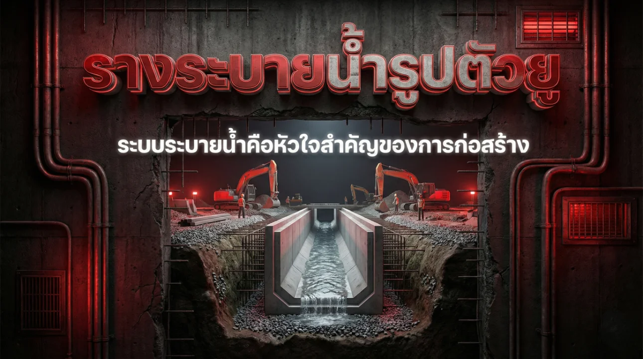 รางระบายน้ำรูปตัวยู