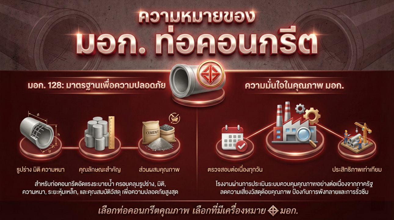 มาตรฐาน มอก. ท่อคอนกรีต