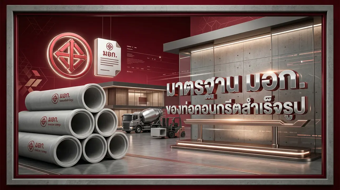 มาตรฐาน มอก. ของท่อคอนกรีตสำเร็จรูป